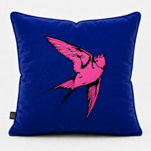 Load image into Gallery viewer, 'Landscape in Blue' Limited Edition Velvet Pillow