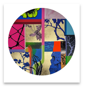 Fragmented Landscape (Tondo ) A.P