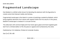 Load image into Gallery viewer, Fragmented Landscape (Tondo ) A.P