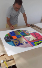 Load image into Gallery viewer, Fragmented Landscape (Tondo ) A.P